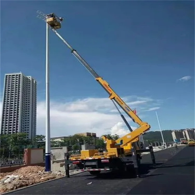 通江维修路灯的曲臂升降车出租